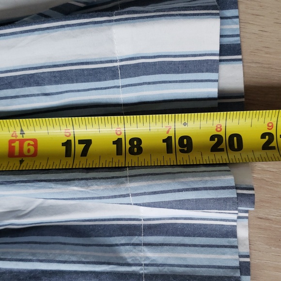 Striped Ruffle Sleeve Blouse - Picture 13 of 13